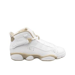 Jordan 6 Rings GS | White Sand | Youth 6 | White and Tan